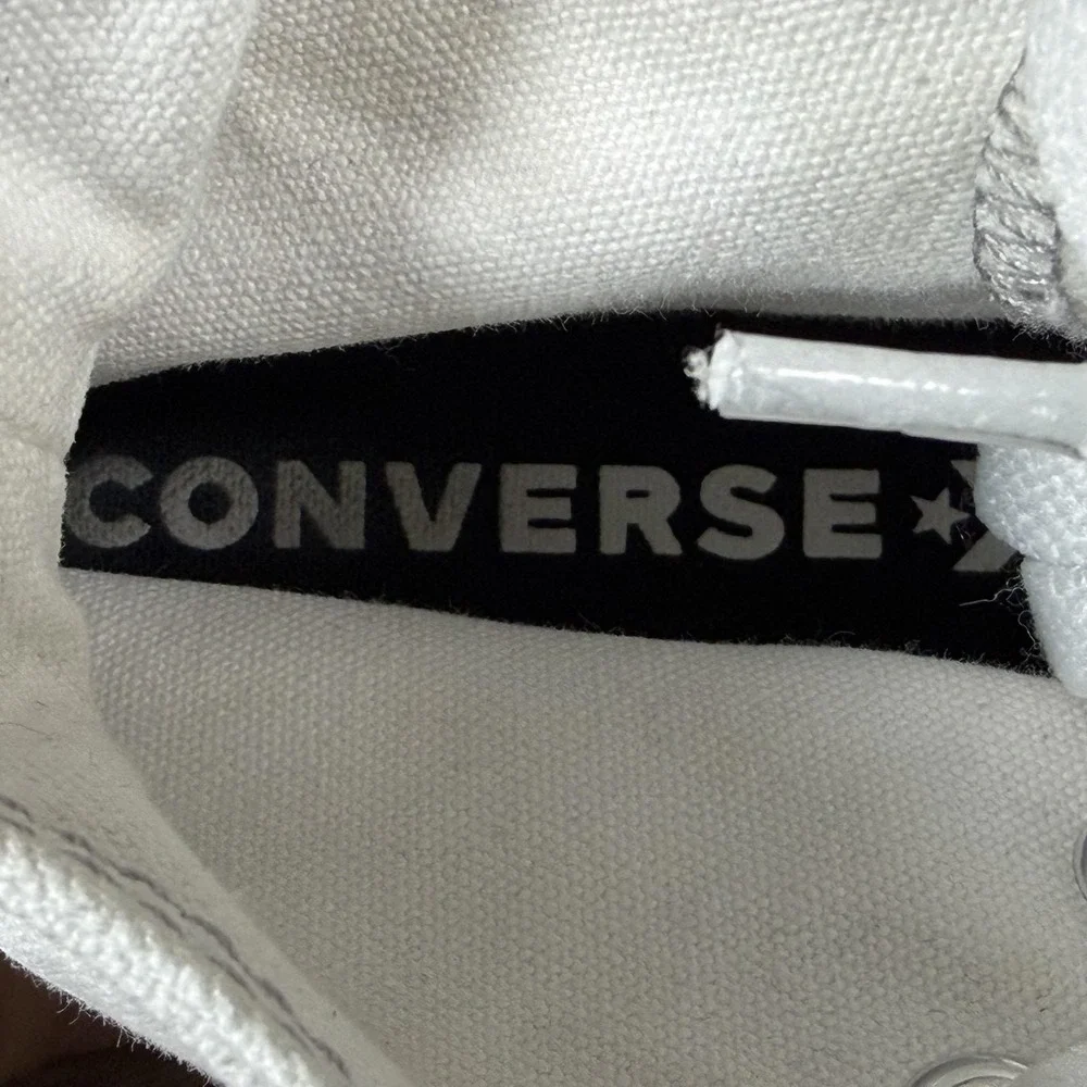 Converse Chuck Taylor All Star Platform Shoes Womens Size 6 White Canvas 569005C